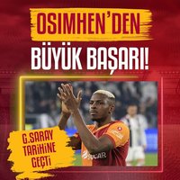 Osimhen Galatasaray tarihine geçti!