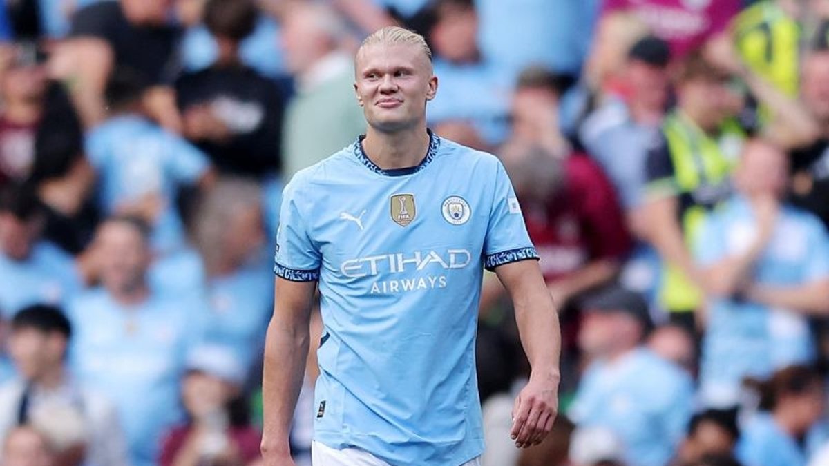 Erling Haaland Wayne'i yakaladı