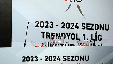 Trendyol 1. Lig'in 2023-2024 sezonu fikstürü belli oldu!