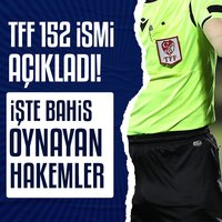 Bahis oynadığı tespit edilen hakemler açıklandı!