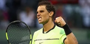 Nadal bininci maçına çıktı