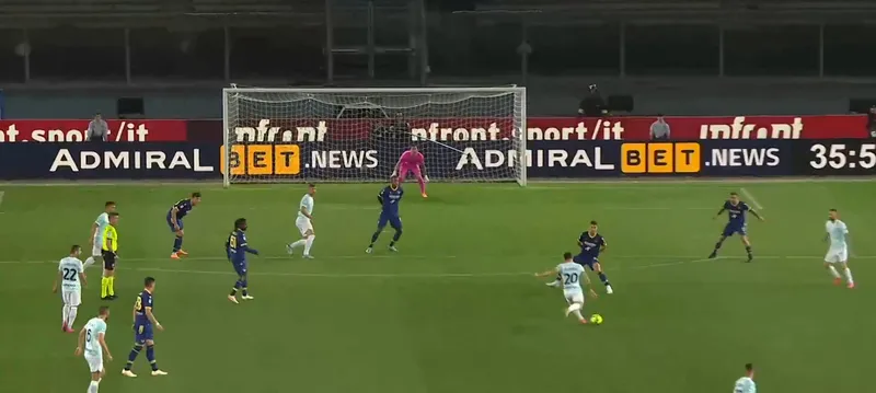 Hakan Çalhanoğlu'dan Verona Inter maçına damga vuran gol! - 4