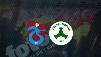 Trabzonspor Giresunspor maçı ne zaman, saat kaçta ve hangi kanalda CANLI yayınlanacak? Trabzonspor maçı... | Süper Lig