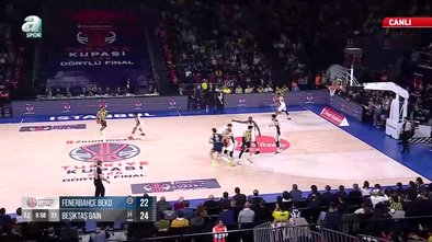 Fenerbahçe Beko 46-42 Beşiktaş GAİN | 2. Periyot sonucu