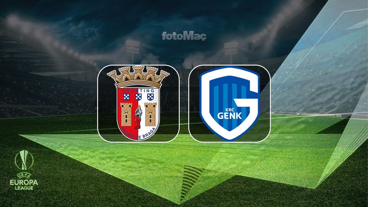 Sporting Braga - Genk maçı ilk 11'leri