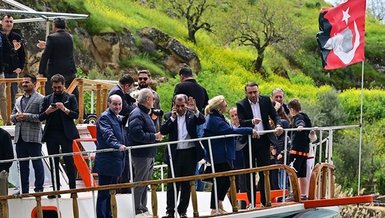 Galatasaraylı yöneticilerden Halfeti gezisi