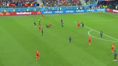 2018 Dünya Kupası yarı finalinde Fransa Belçika'yı 1-0 mağlup etti ve finale yükseldi (GENİŞ ÖZET)