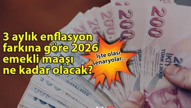 3 aylık enflasyon farkına göre yeni yıl emekli maaşı ne kadar olacak? Yeni yıl (2026) Emekli maaşı zammı tahminleri ve hesaplama tablosu!