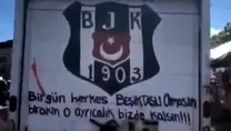 Protestoda yine bir Beşiktaşlı