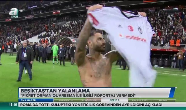 Beşiktaş'ta Quaresma yalanlaması | Video