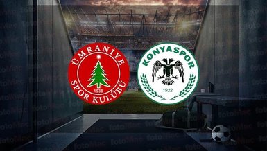 Ümraniyespor - Konyaspor maçı CANLI