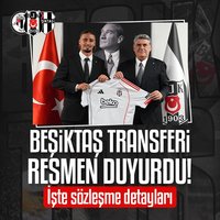Beşiktaş transferi resmen açıkladı!