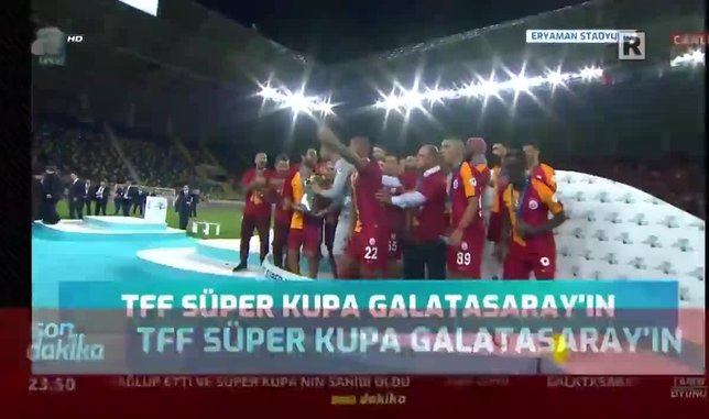 TFF Süper Kupa 2019 şampiyonu Galatasaray!
