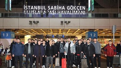 Şampiyona çiçekli karşılama