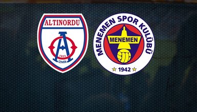 Altınordu Menemenspor maçı saat kaçta hangi kanalda CANLI yayınlanacak?