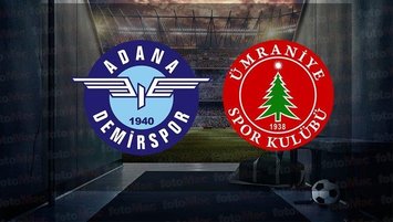 Adana Demirspor - Ümraniyespor | CANLI