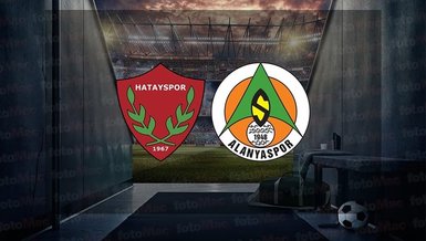 Hatayspor Alanyaspor maçı CANLI