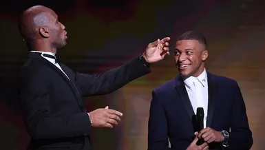 Drogba Mbappe'nin hayallerini gerçekleştirdi!