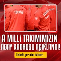 A Milli Takımımızın aday kadrosu belli oldu