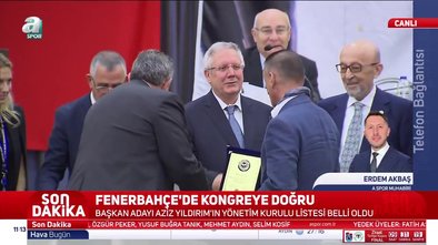 Aziz Yıldırım'ın yönetim kurulu listesi açıklandı!