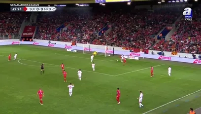 >GOL | İsviçre 1-0 Kuzey Makedonya