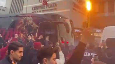 Galatasaray kafilesi stadyuma hareket etti!