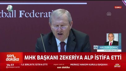 >MHK Başkanı Zekeriya Alp ve ekibi istifa etti