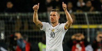 Almanya'da mart ayının golü Podolski'den