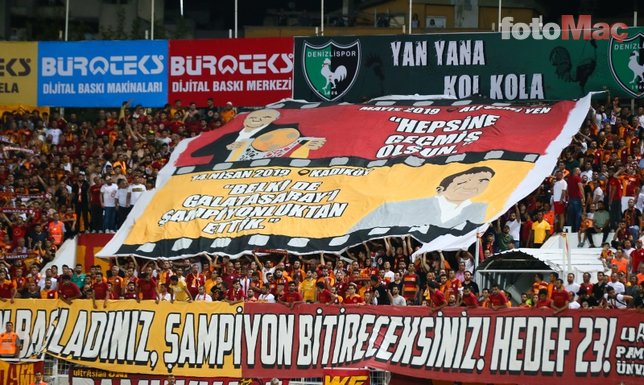 Galatasaray taraftarından Ersun Yanal'a gönderme!