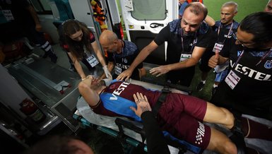 Fırtına'da şok sakatlık! Edin Visca ambulansla götürüldü