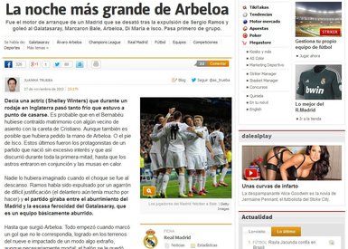 Dış basında R. Madrid-G.Saray maçının yankıları