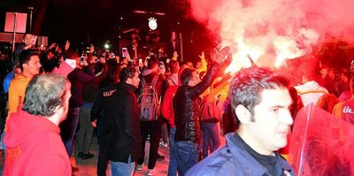 Galatasaray'a coşkulu karşılama