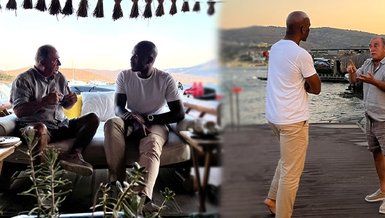 Didier Drogba Fatih Terim'i ziyaret etti! "Heykelini dikmek için..."