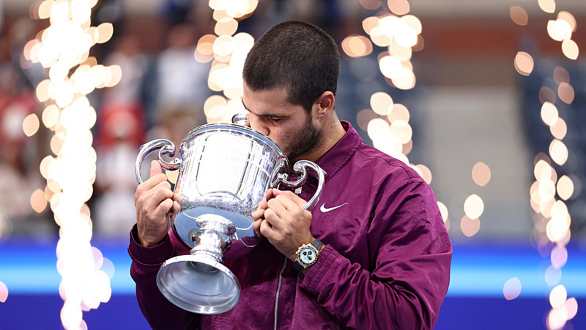 ABD Açık'ta tek erkekler şampiyonu Alcaraz