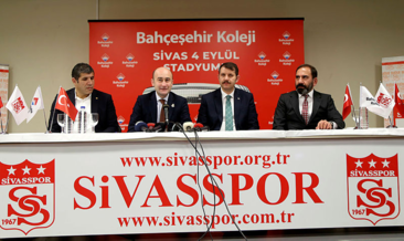 Sivasspor ve Bahçeşehir Koleji arasında sponsorluk anlaşması