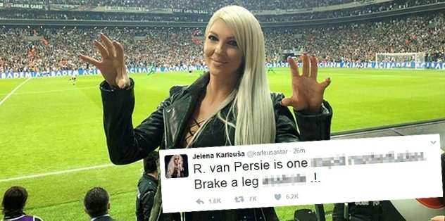 Tosic In Karisindan Van Persie Ye Kufur Son Dakika Besiktas Haberleri Fotomac