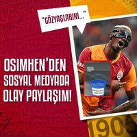 Osimhen'dan olay paylaşım!