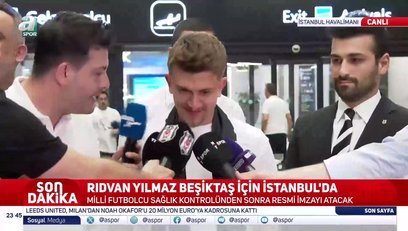 >Rıdvan Yılmaz İstanbul'a geldi!