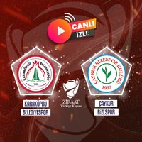 Karaköprü Belediyespor-Çaykur Rizespor | CANLI