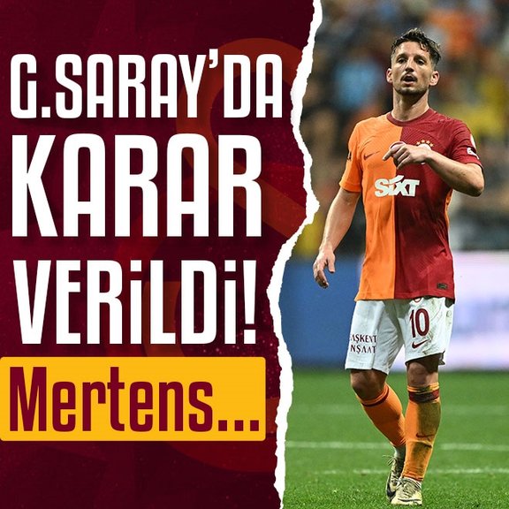 Galatasaray’da karar verildi! Mertens...