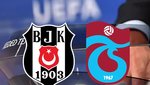 Beşiktaş ve Trabzonspor’un rakipleri belli oldu!