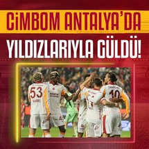 Galatasaray Antalya'da 3 puanı 4 golle aldı!