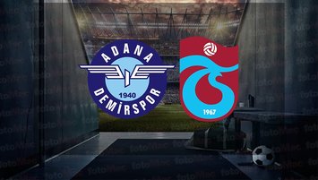 Adana Demirspor - Trabzonspor hangi kanalda?