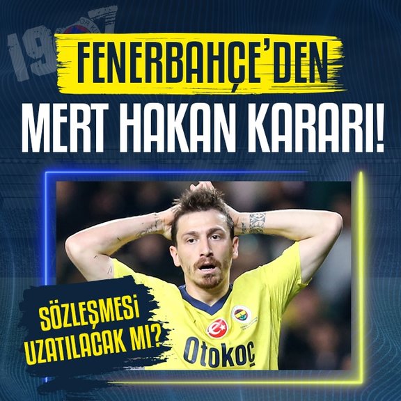 TRANSFER HABERLERİ: Fenerbahçe’den Mert Hakan Yandaş kararı! Sözleşmesi uzatılacak mı?