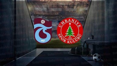 Trabzonspor - Ümraniyespor maçı CANLI