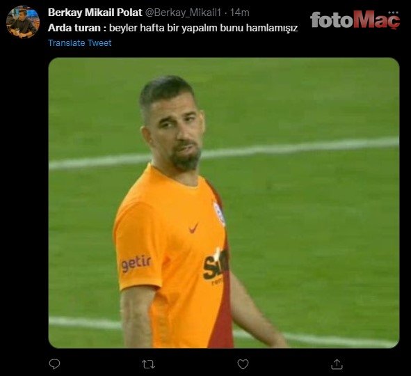 Fenerbahçe - Galatasaray maçına Arda Turan damga vurdu! O görüntüsü olay oldu