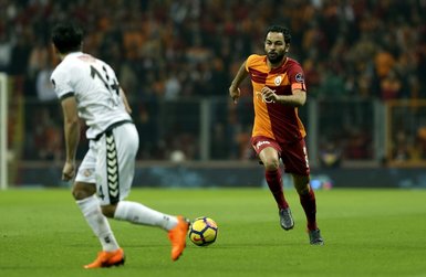 Galatasaray-Atiker Konyaspor karşılaşmasından kareler