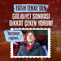 Trabzonspor'da Fatih Tekke: Herşeye rağmen...