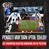 Penaltı VAR'dan iptal edildi!