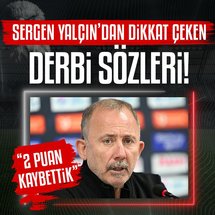 <p>Beşiktaş, Trendyol Süper Lig'in 8. haftasında ezeli rakibi Galatasaray ile 1-1'lik skorla berabere kaldı. Karşılaşmanın ardından siyah-beyazlılarda Teknik Direktör Sergen Yalçın karşılaşmayı değerlendirdi.</p>

<p><strong>İŞTE SERGEN YALÇIN'IN SÖZLERİ:</strong></p>

<p>Galatasaray taraftarına ve camiasına teşekkür ediyorum. Rahmetli kardeşimle ilgili pankart açtılar. Çok duygulandım. İnsanlık her şeyden daha önemli. Sağ olsunlar, var olsunlar. İnsanlık 3 puandan daha önemli.</p>

<p>Oyun planı başta sağlıklı durdu. Çok iyi planladık Galatasaray'ın neler yapabileceğini. Çok doğru oyun oynadık. Erken golü bulduk. Golü bulduk. Kırmızı kartla oyun kolaylar gibi oldu. 11'e 10'da oyuncularıma bazı şeyleri anlattım, topun bizde kalması gerektiğini söyledim. 10 kişi takımdan baskı yedik. Neredeyse pozisyon vermediğimiz maçtan 1-1'le ayrıldık. 4-5 pozisyon verdik. 2 puan kaybettik. Böyle ölümcül hata yaparsan golü yersin. Yediğimiz gol psikolojimizi düşürdü, onları iştahlandırdı. 1-1'den sonra Rafa'nın pozisyonları vardı. 2 puan kaybederek ayrılıyoruz, üzücü. 2 puan kaybeden taraf bizdik. Ona çok üzüldük. Kesinlikle kazanabileceğimiz, zor bir maçtı. Birçok şeyi doğru yaptık aslında ama tek bir yanlışa ceza ağır kesildi. Üzgünüz. Yapacak bir şey yok. Bundan sonraki maçlara konsantre olacağız. Oyuncularımız belirli dakikalarda iyi mücadele ettiler. Bazen bizdeydi oyun, bazen onlardaydı. İyi bir derbi oldu.</p>